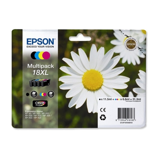 Epson Μελάνι Epson 18XL (T1816) BK/C/M/Y 4-pack C13T18164010 C13T18164012 026486 - 1