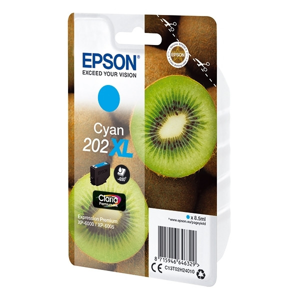 Epson Μελάνι Epson 202XL High Capacity Cyan C13T02H24010 027140 - 1