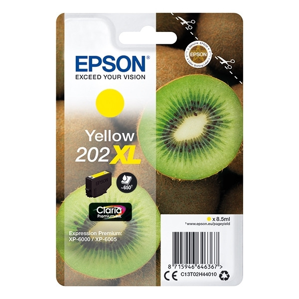 Epson Μελάνι Epson 202XL High Capacity Yellow C13T02H44010 027144 - 1