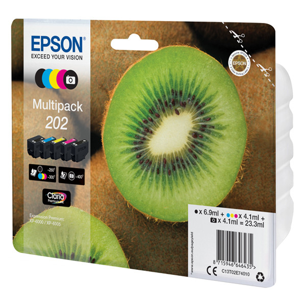 Epson Μελάνι Epson 202 BK/PBK/C/M/Y 5-pack C13T02E74010 027146 - 1