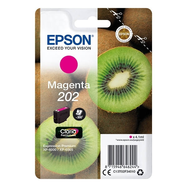 Epson Μελάνι Epson 202 Magenta C13T02F34010 027132 - 1