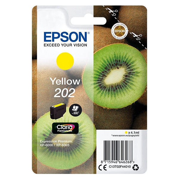 Epson Μελάνι Epson 202 Yellow C13T02F44010 027134 - 1