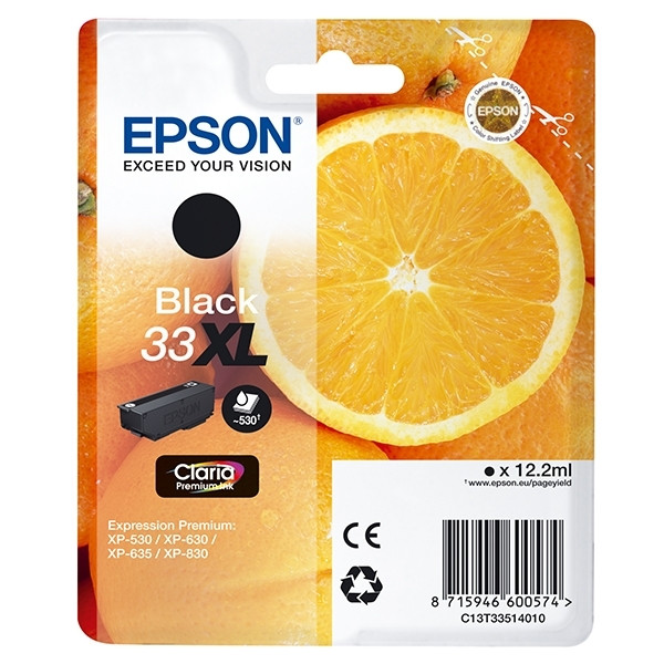 Epson Μελάνι Epson 33XL (T3351) High Capacity Black C13T33514010 C13T33514012 026850 - 1