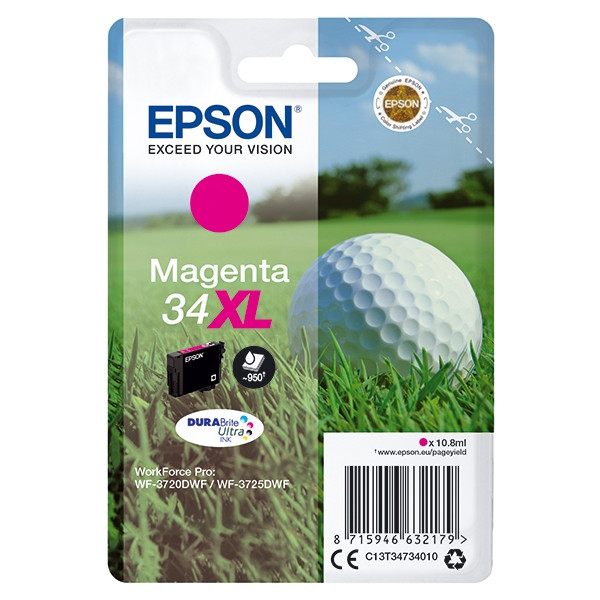 Epson Μελάνι Epson 34XL (T3473) High Capacity Magenta C13T34734010 C13T34734020 027022 - 1