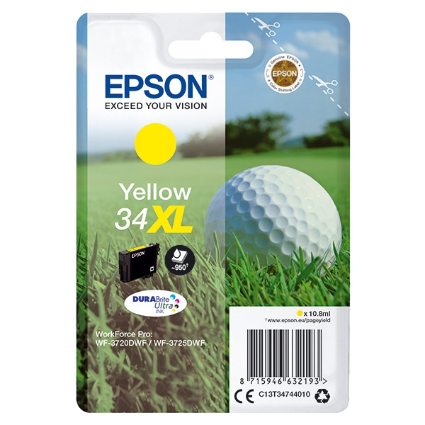 Epson Μελάνι Epson 34XL (T3474) High Capacity Yellow C13T34744010 027024 - 1