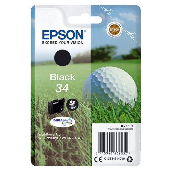 Epson Μελάνι Epson 34 (T3461) Black C13T34614010 027010 - 1