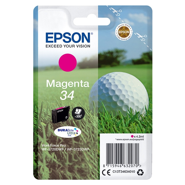 Epson Μελάνι Epson 34 (T3463) Magenta C13T34634010 027014 - 1