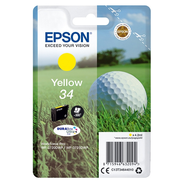 Epson Μελάνι Epson 34 (T3464) Yellow C13T34644010 027016 - 1