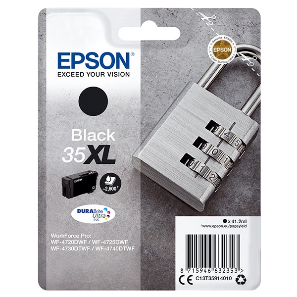 Epson Μελάνι Epson 35XL (T3591) High Capacity Black C13T35914010 027034 - 1