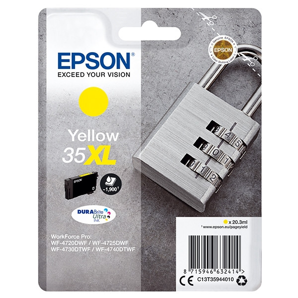 Epson Μελάνι Epson 35XL (T3594) High Capacity Yellow C13T35944010 027040 - 1