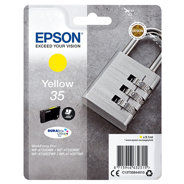 Epson Μελάνι Epson 35 (T3584) Yellow C13T35844010 027032 - 1