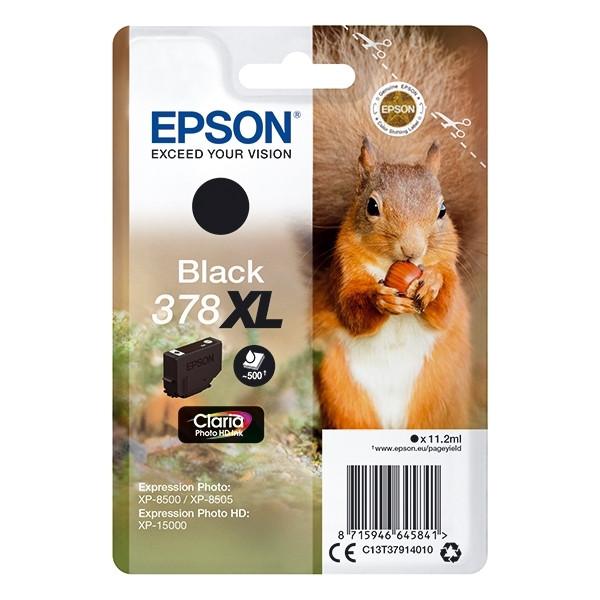 Epson Μελάνι Epson 378XL High Capacity Black C13T37914010 027110 - 1