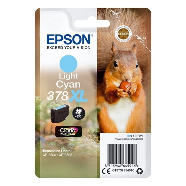 Epson Μελάνι Epson 378XL High Capacity Light Cyan C13T37954010 027118 - 1