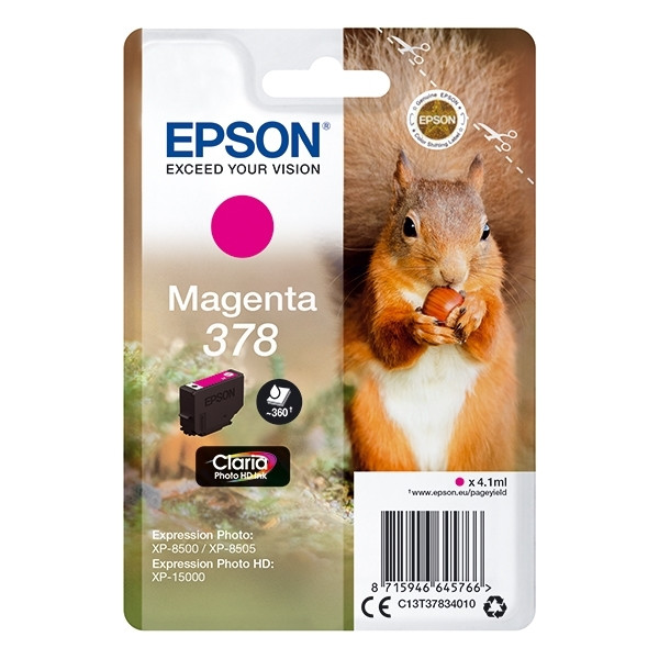 Epson Μελάνι Epson 378 Magenta C13T37834010 027102 - 1