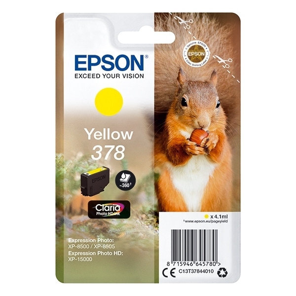 Epson Μελάνι Epson 378 Yellow C13T37844010 027104 - 1