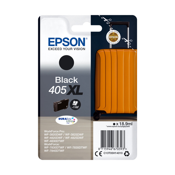 Epson Μελάνι Epson 405XL High Capacity Black C13T05H14010 C13T05H14020 083546 - 1