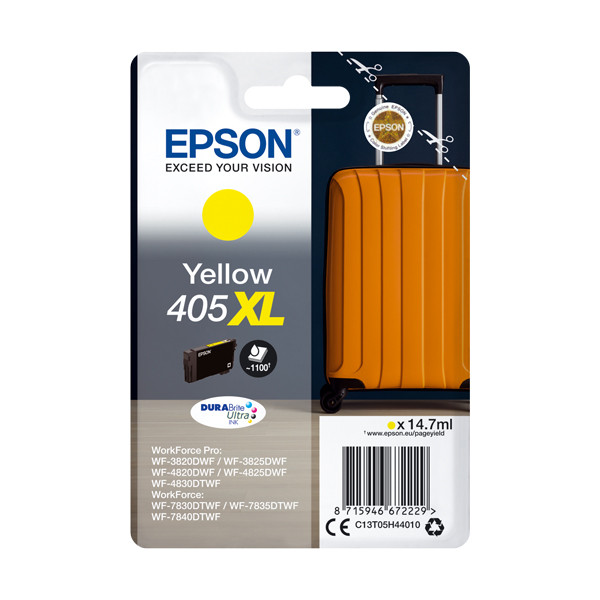 Epson Μελάνι Epson 405XL High Capacity Yellow C13T05H44010 C13T05H44020 083552 - 1