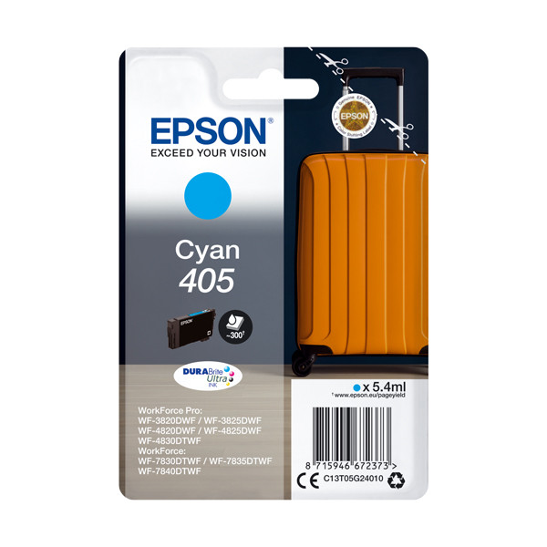 Epson Μελάνι Epson 405 Cyan C13T05G24010 C13T05G24020 083540 - 1