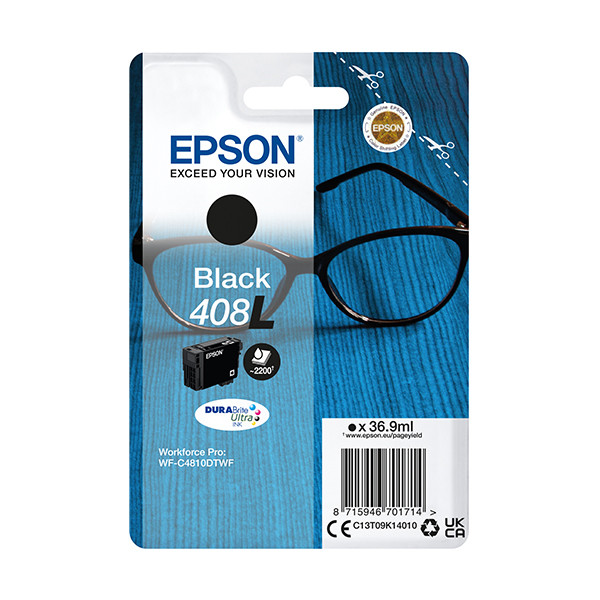 Epson Μελάνι Epson 408XL High Capacity Black C13T09K14010 024124 - 1