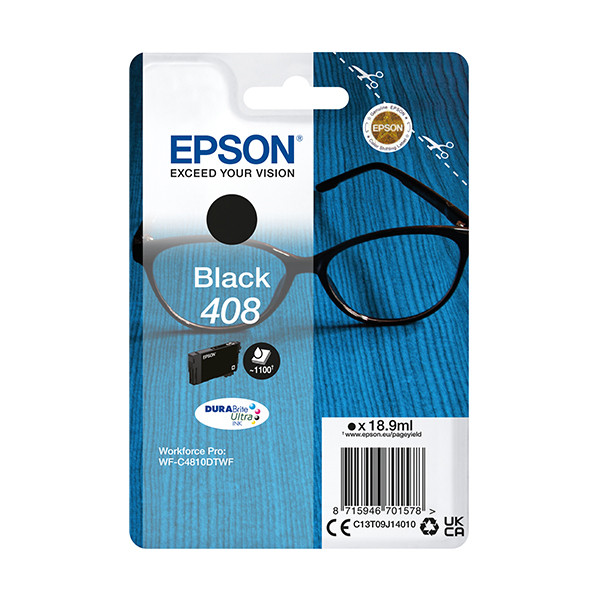 Epson Μελάνι Epson 408 Black C13T09J14010 024116 - 1