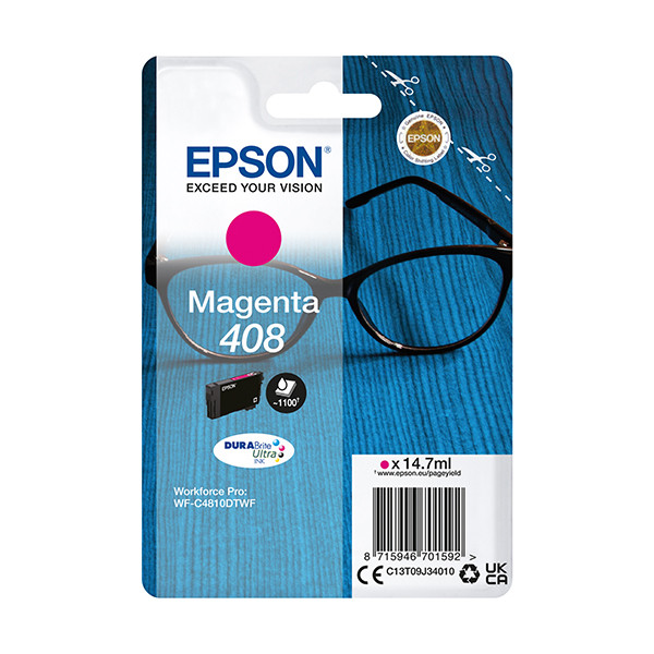 Epson Μελάνι Epson 408 Magenta C13T09J34010 024120 - 1