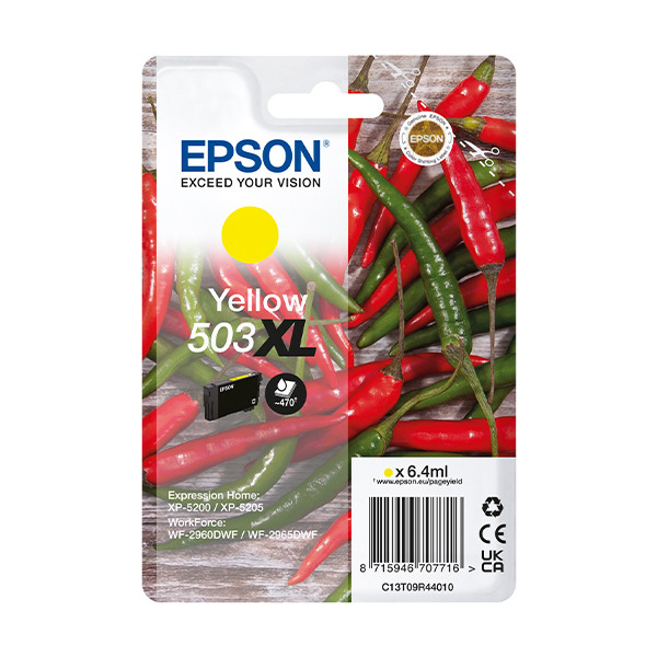 Epson Μελάνι  Epson 503XL High Capacity Yellow C13T09R44010 652056 - 1