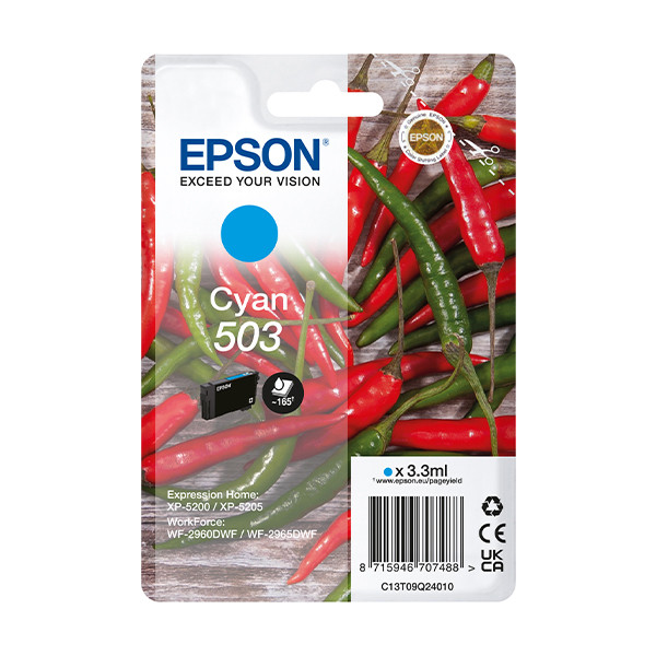 Epson Μελάνι Epson 503 Cyan C13T09Q24010 652042 - 1