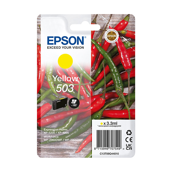 Epson Μελάνι Epson 503 Yellow C13T09Q44010 652046 - 1