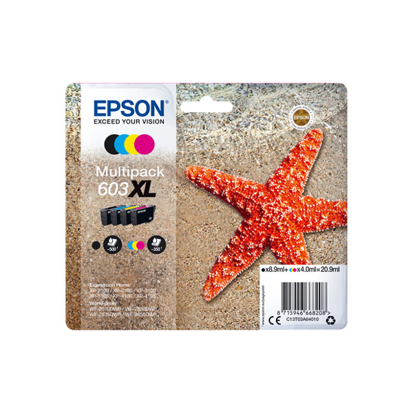 Epson Μελάνι Epson 603XL BK/C/M/Y 4-pack C13T03A64010 C13T03A64020 C13T03A64510 020686 - 1