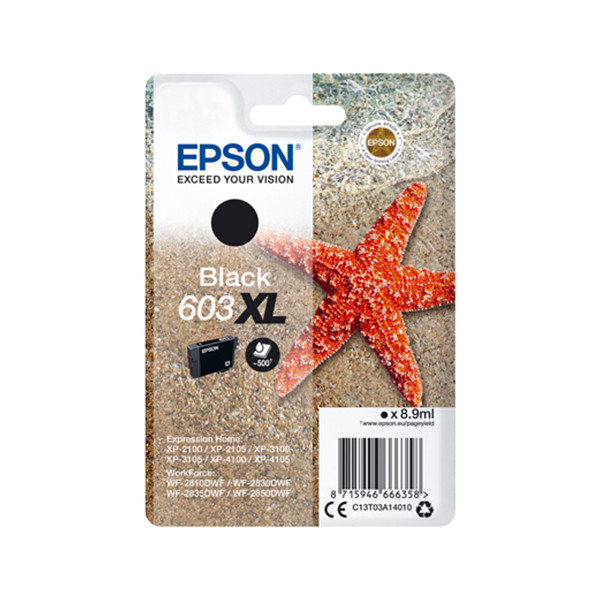 Epson Μελάνι Epson 603XL High Capacity Black C13T03A14010 C13T03A14020 020676 - 1