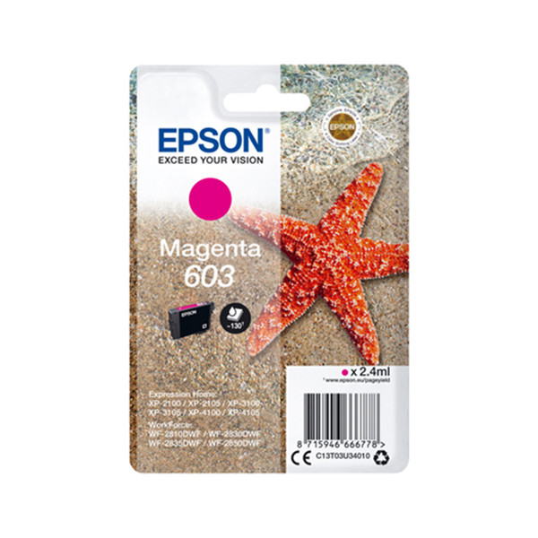 Epson Μελάνι Epson 603 Magenta C13T03U34010 C13T03U34020 020672 - 1