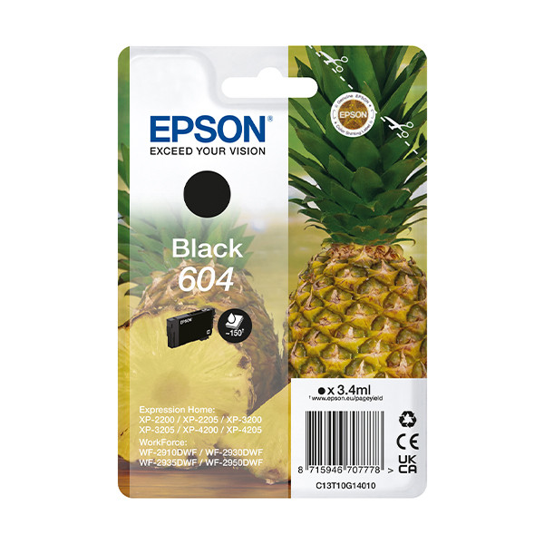 Epson Μελάνι Epson 604 Black C13T10G14010 652060 - 1