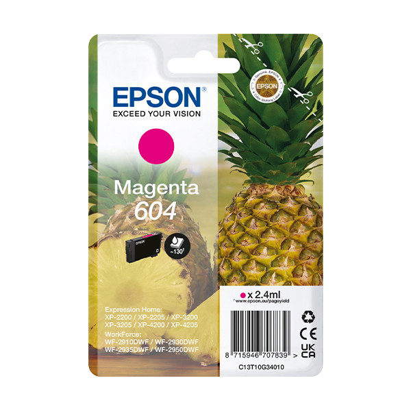 Epson Μελάνι Epson 604 Magenta C13T10G34010 652064 - 1