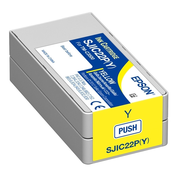 Epson Μελάνι Epson SJIC22P (Y) Yellow C33S020604 026642 - 1