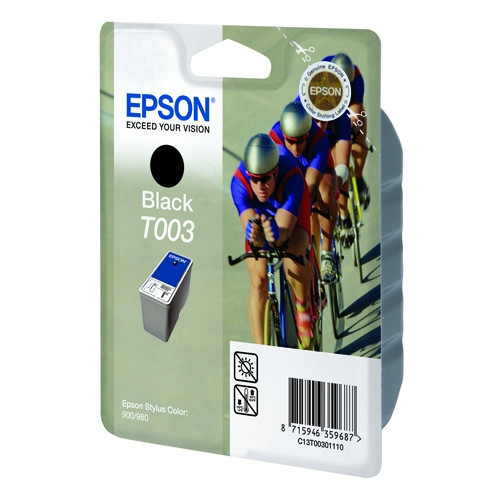 Epson Μελάνι Epson T003 Black C13T00301110 020430 - 1