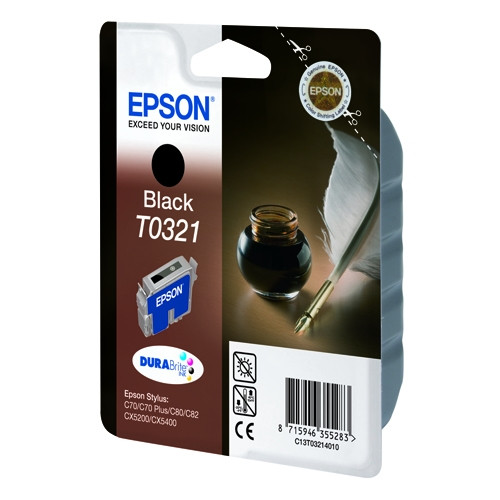 Epson Μελάνι Epson T0321 Black C13T03214010 021120 - 1