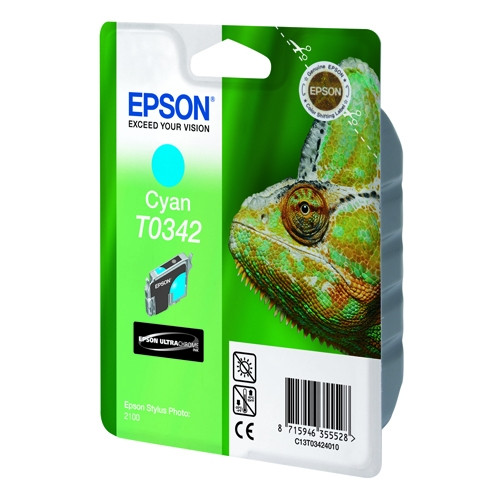 Epson Μελάνι Epson T0342 Cyan C13T03424010 022230 - 1