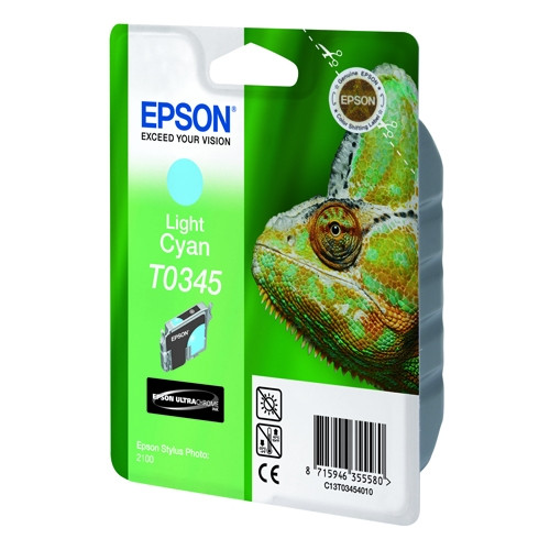 Epson Μελάνι Epson T0345 Light Cyan C13T03454010 022290 - 1