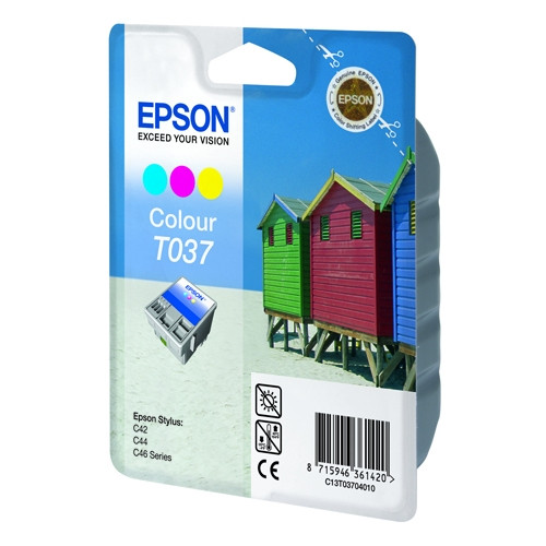 Epson Μελάνι Epson T037 Colour C13T03704010 022060 - 1