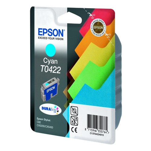 Epson Μελάνι Epson T0422 Cyan C13T04224010 022150 - 1