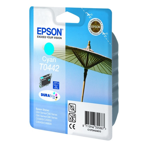 Epson Μελάνι Epson T0442 High Capacity Cyan C13T04424010 022410 - 1