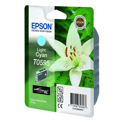 Epson Μελάνι Epson T0595 Light Cyan C13T05954010 022970 - 1