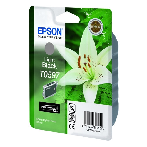 Epson Μελάνι Epson T0597 Light Black C13T05974010 022980 - 1