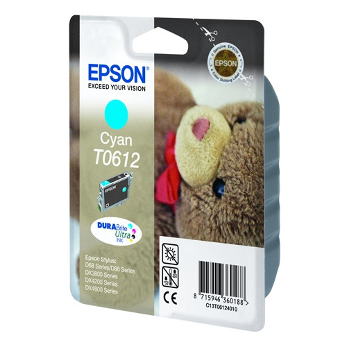 Epson Μελάνι Epson T0612 Cyan C13T06124010 023005 - 1