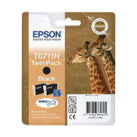 Epson Μελάνι Epson T0711H High Capacity Black 2-pack C13T07114H10 023105