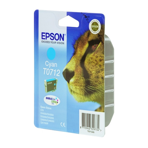 Epson Μελάνι Epson T0712 Cyan C13T07124011 C13T07124012 023050 - 1