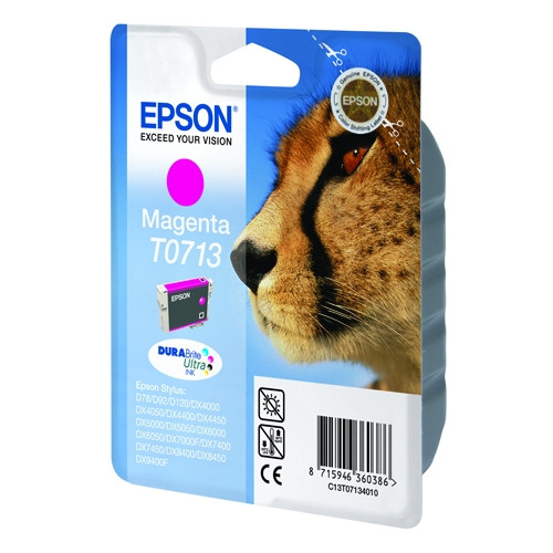 Epson Μελάνι Epson T0713 Magenta C13T07134011 C13T07134012 023055 - 1