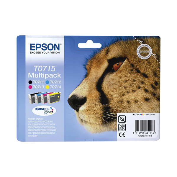 Epson Μελάνι Epson T0715 4-pack C13T07154010 C13T07154012 023065 - 1