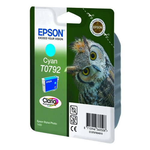 Epson Μελάνι Epson T0792 Cyan C13T07924010 023120 - 1