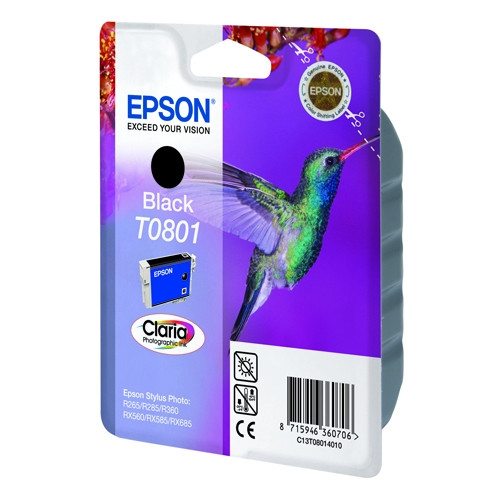 Epson Μελάνι Epson T0801 Black C13T08014011 023070 - 1